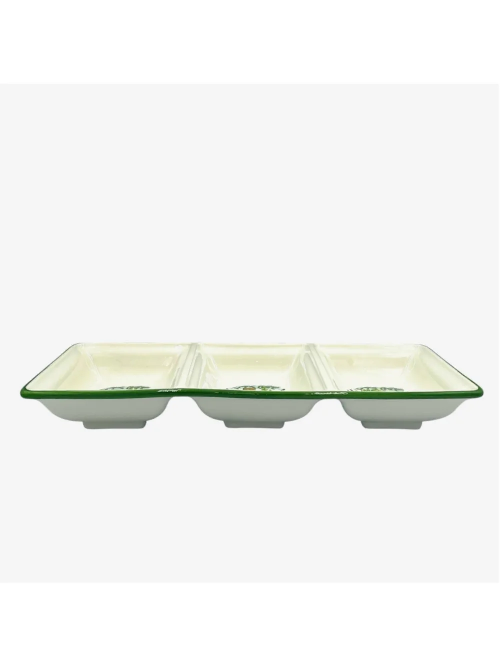 Crate & Barrel Rosanna Import Tuscany Series Divided Dish Platter Made in Italy